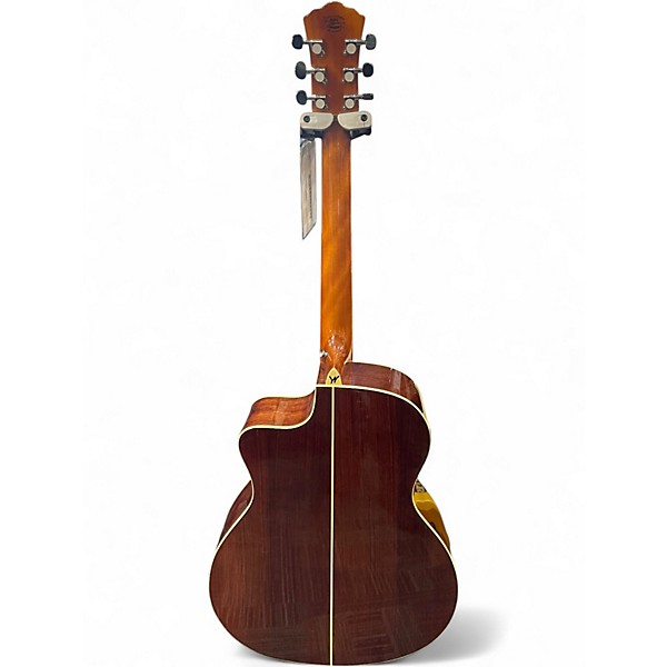 Used Washburn ag70cek-a-u Natural Acoustic Electric Guitar