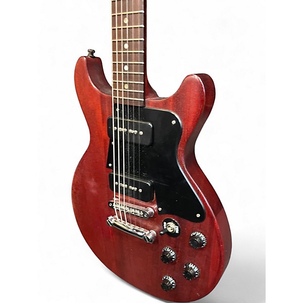 Used Gibson Les Paul Special Tribute DC Worn Cherry Solid Body Electric Guitar