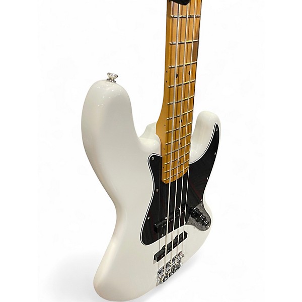 Used Fender Standard Jazz Bass WHITE Electric Bass Guitar
