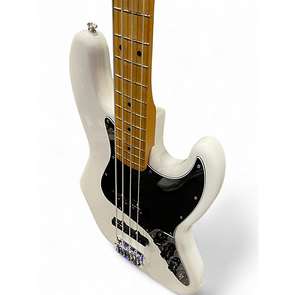 Used Fender Standard Jazz Bass WHITE Electric Bass Guitar