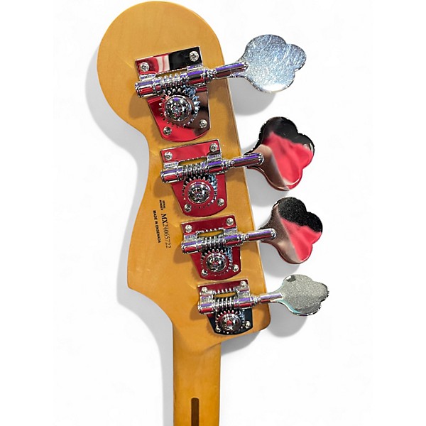 Used Fender Standard Jazz Bass WHITE Electric Bass Guitar