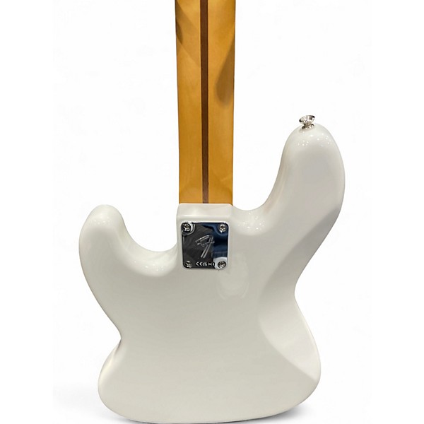 Used Fender Standard Jazz Bass WHITE Electric Bass Guitar