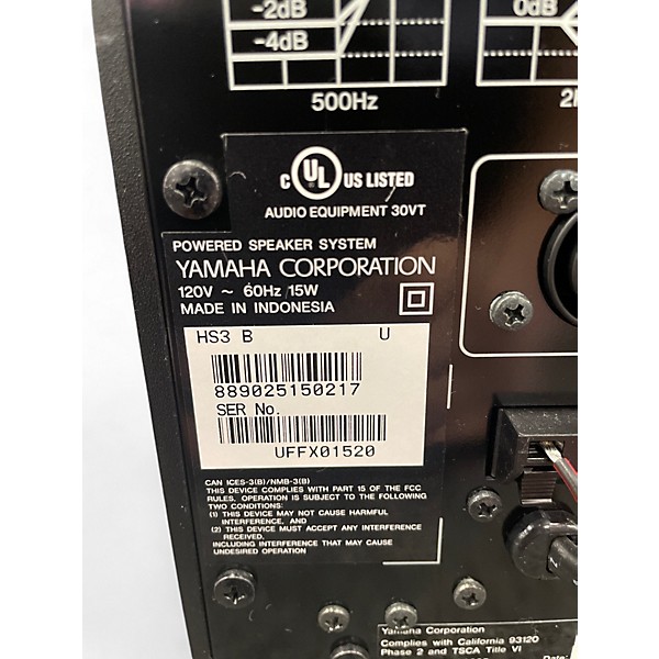 Used Yamaha HS3 Powered Monitor