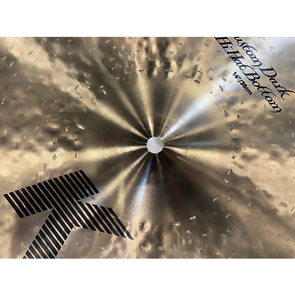 Used Zildjian 14in K Custom Dark Hi Hat Pair Cymbal