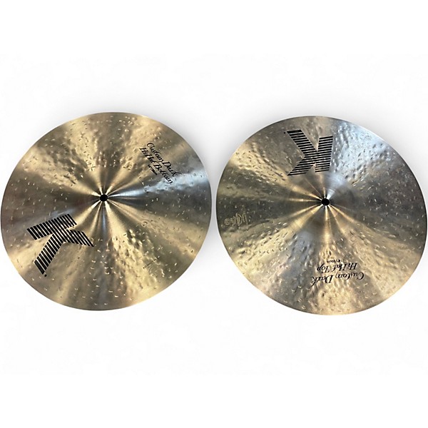 Used Zildjian 14in K Custom Dark Hi Hat Pair Cymbal