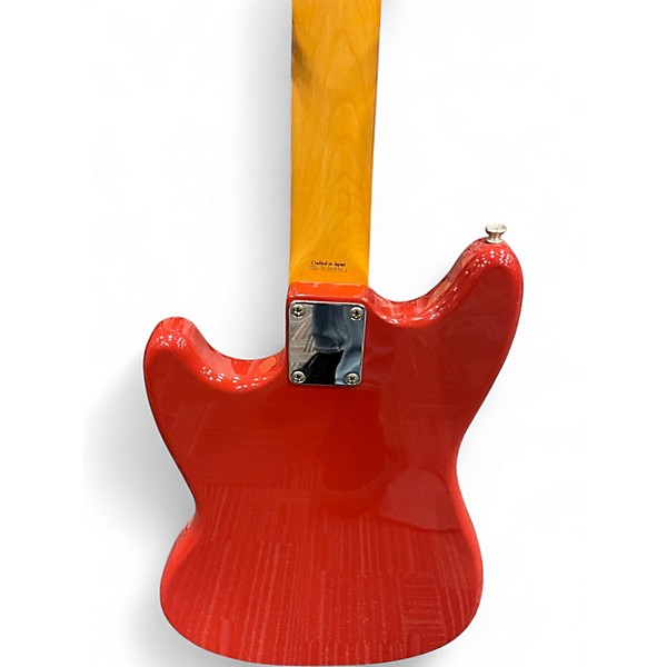 Used 2004 Fender CIJ MUSTANG RED Solid Body Electric Guitar