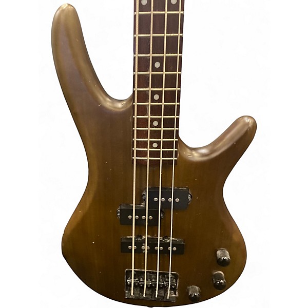 Used Ibanez GSRM20 Mikro Short Scale Walnut Electric Bass Guitar