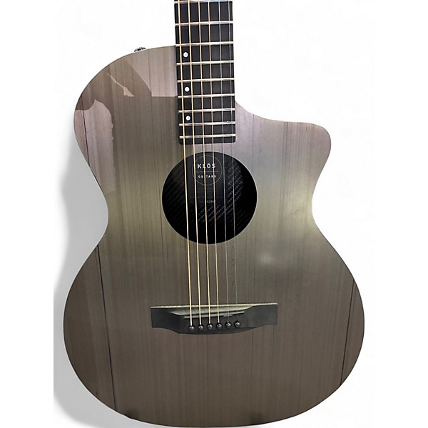 Used Klos Carbon Timber Grand Cutaway NICKEL Acoustic Electric Guitar