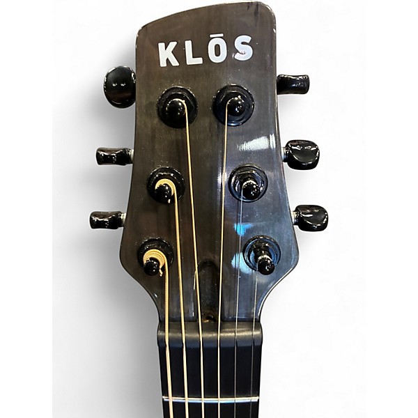 Used Klos Carbon Timber Grand Cutaway NICKEL Acoustic Electric Guitar