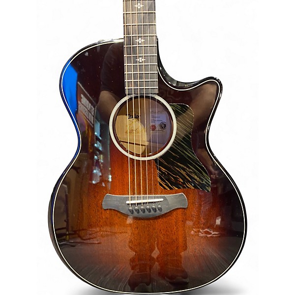 Used Taylor Taylor Builder's Edition 524ce Kona Burst Acoustic Electric Guitar