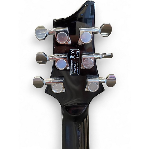 Used Iyv IP350 Transparent Charcoal Solid Body Electric Guitar