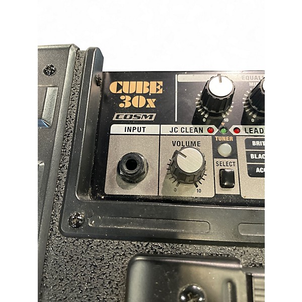 Used Roland Cube 30X 1x10 30W Cube Guitar Combo Amp