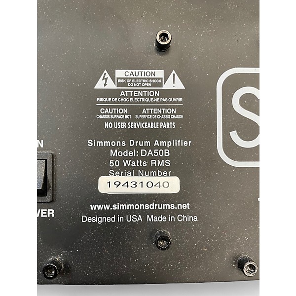Used Simmons DA50B Keyboard Amp