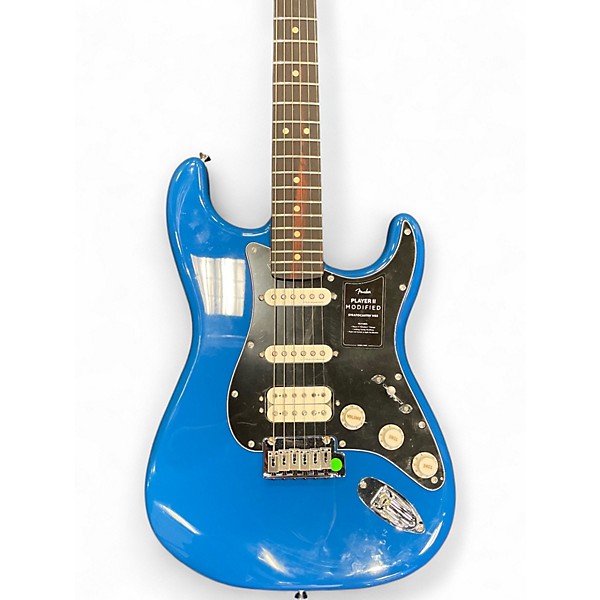Used Fender Player II Modified Electric blue Solid Body Electric Guitar