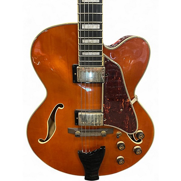 Used Ibanez AF95 Dark Amber Hollow Body Electric Guitar