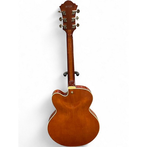 Used Ibanez AF95 Dark Amber Hollow Body Electric Guitar