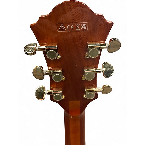 Used Ibanez AF95 Dark Amber Hollow Body Electric Guitar