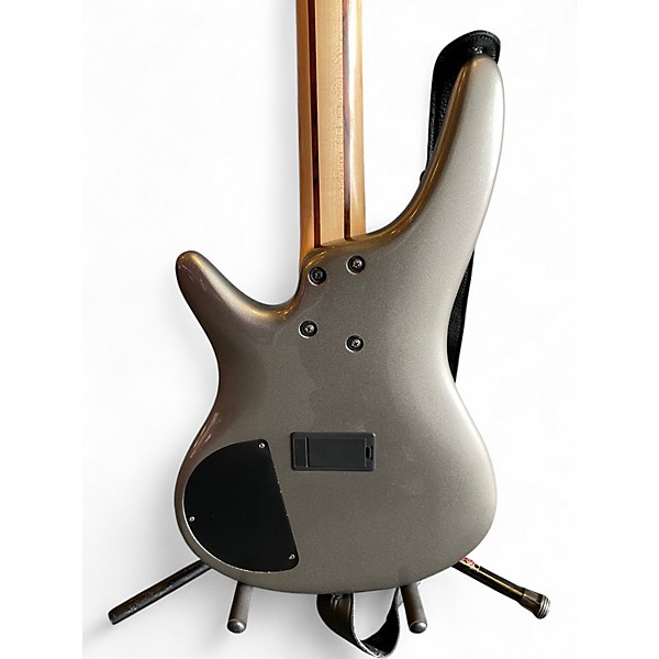 Used Ibanez SR300 Metallic Gray Electric Bass Guitar