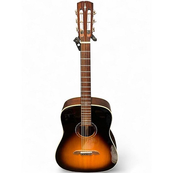 Used Alvarez MDR70SB 2 Tone Sunburst Acoustic Guitar