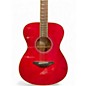 Used Yamaha FS-TA Crimson Red Trans Acoustic Electric Guitar thumbnail