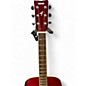 Used Yamaha FS-TA Crimson Red Trans Acoustic Electric Guitar