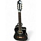 Used Ortega Family Series Pro RCE141BK Black Classical Acoustic Electric Guitar