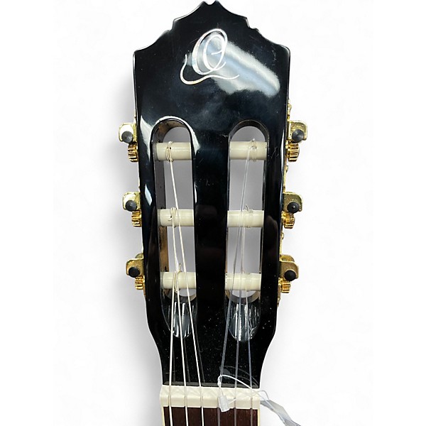 Used Ortega Family Series Pro RCE141BK Black Classical Acoustic Electric Guitar