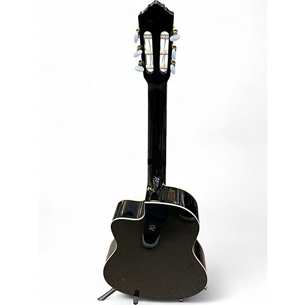 Used Ortega Family Series Pro RCE141BK Black Classical Acoustic Electric Guitar