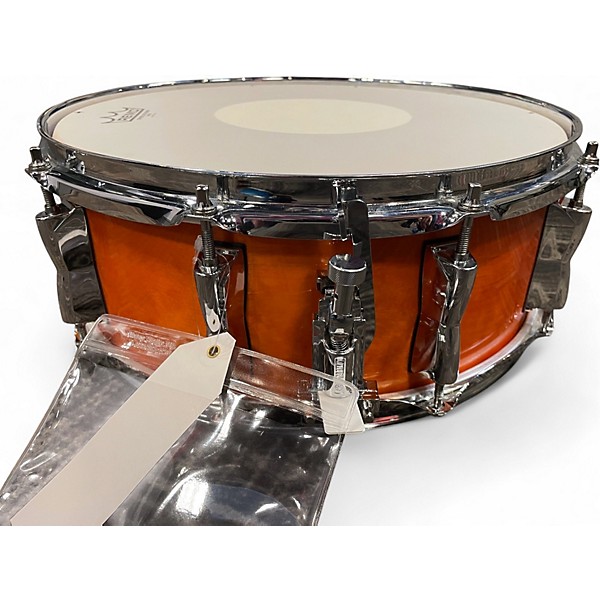Used Yamaha 14X5.5 Stage Custom Snare Orange Drum