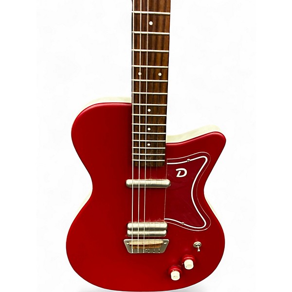 Used Danelectro SINGLE CUT RED Solid Body Electric Guitar