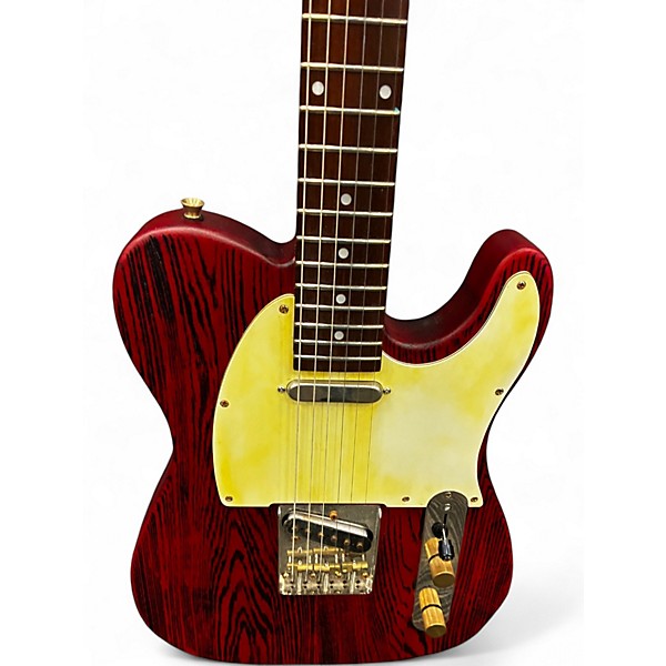 Used Slick SINGLE CUT RED Solid Body Electric Guitar