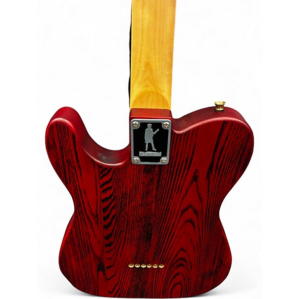 Used Slick SINGLE CUT RED Solid Body Electric Guitar