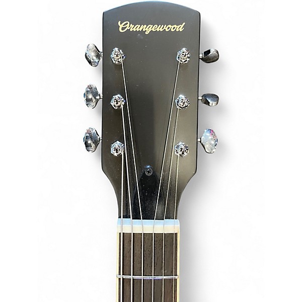 Used Orangewood JUNIPER BLACK LIVE Black Acoustic Electric Guitar