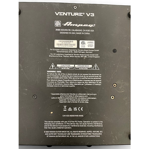 Used Ampeg Venture V3 Bass Amp Head