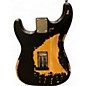 Used Vintage icon series v6 Black Solid Body Electric Guitar