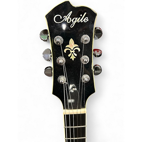 Used Agile Harm burst Hollow Body Electric Guitar