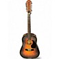 Vintage 1980s Epiphone PR 650 12 ASB 2 Color Sunburst 12 String Acoustic Guitar thumbnail