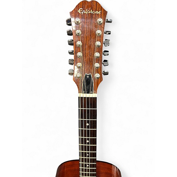 Vintage 1980s Epiphone PR 650 12 ASB 2 Color Sunburst 12 String Acoustic Guitar