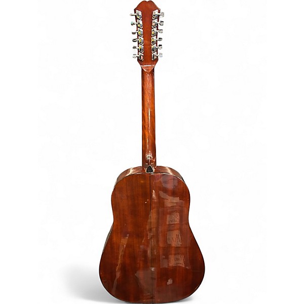 Vintage 1980s Epiphone PR 650 12 ASB 2 Color Sunburst 12 String Acoustic Guitar