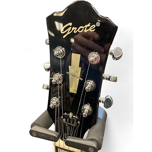 Used Grote SEMI HOLLOW DC Antique Burst Solid Body Electric Guitar