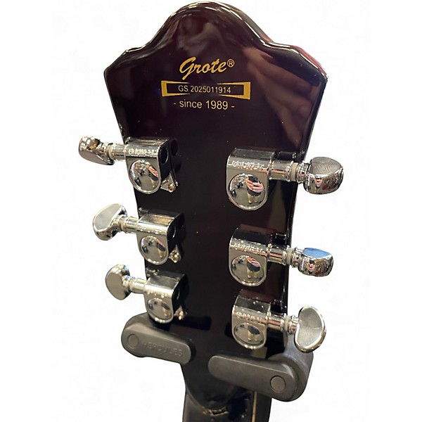 Used Grote SEMI HOLLOW DC Antique Burst Solid Body Electric Guitar