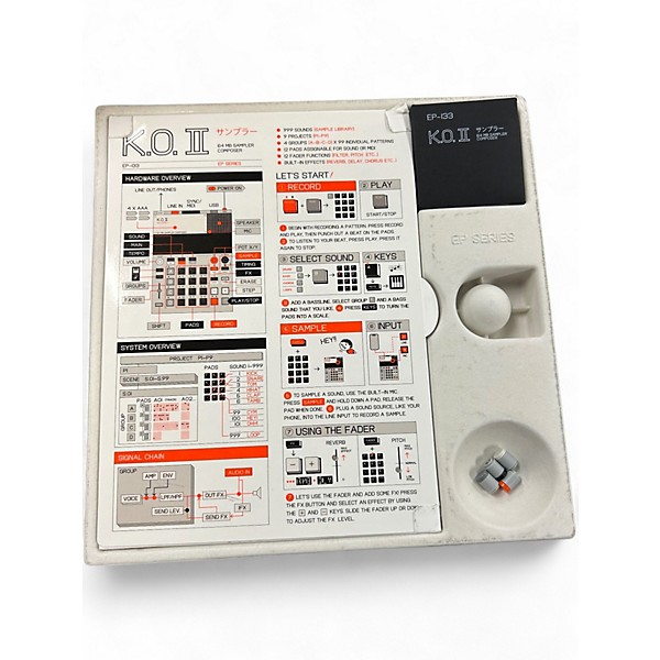 Used teenage engineering EP- 133 K.O. II SAMPLER  Production Controller
