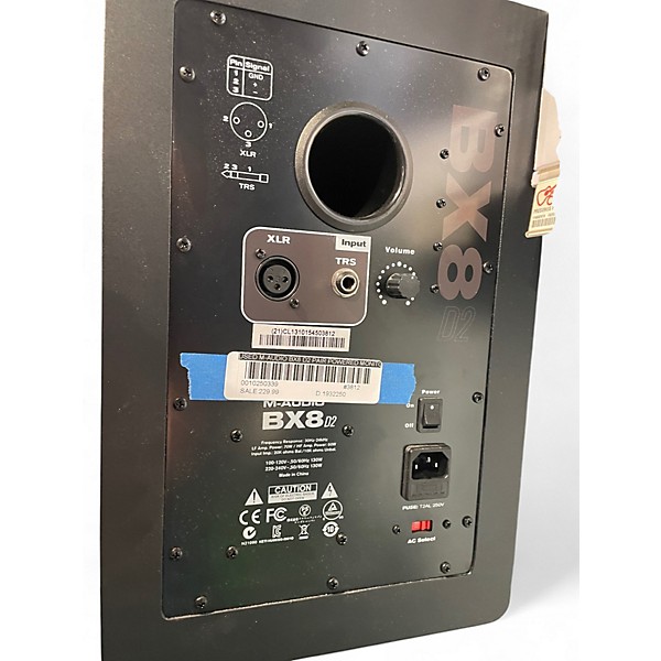 Used M-Audio BX8 D2 Pair Powered Monitor