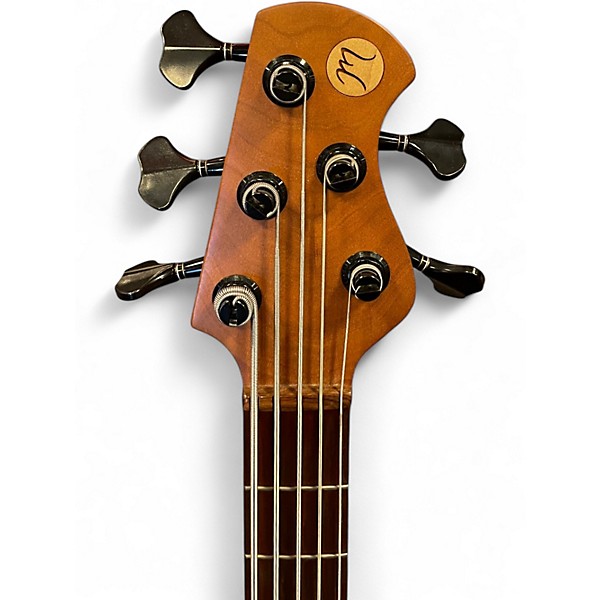 Used Muckelroy HMC 5 Natural Electric Bass Guitar