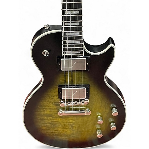 Used Epiphone Les Paul Prophecy GX Olive Tiger Solid Body Electric Guitar
