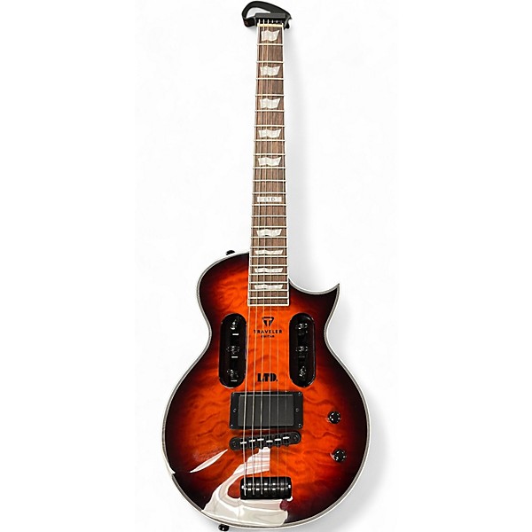 Used Traveler Guitar LTD EC1 Deluxe Dark Brown Sunburst Electric Guitar