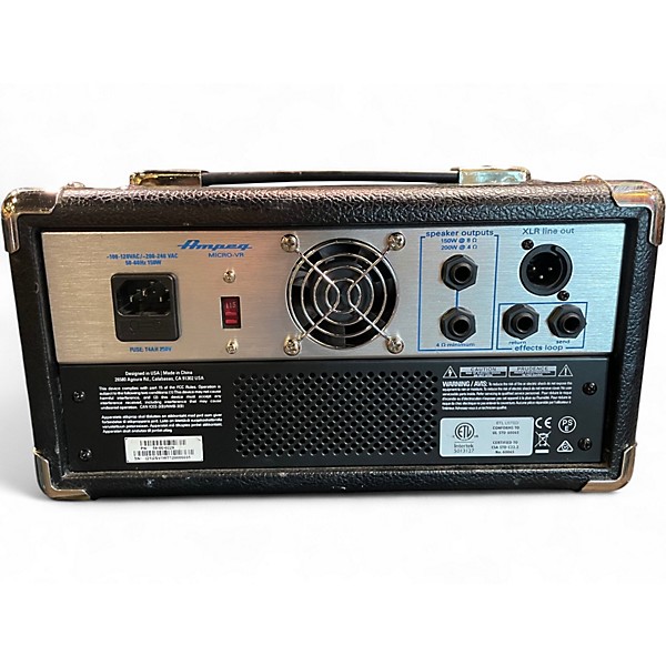 Used Ampeg Micro-VR 200W Bass Amp Head