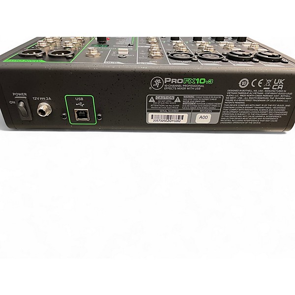 Used Mackie PROFX10 Unpowered Mixer