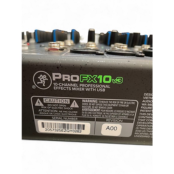 Used Mackie PROFX10 Unpowered Mixer