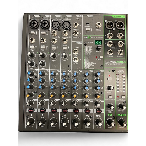 Used Mackie PROFX10 Unpowered Mixer